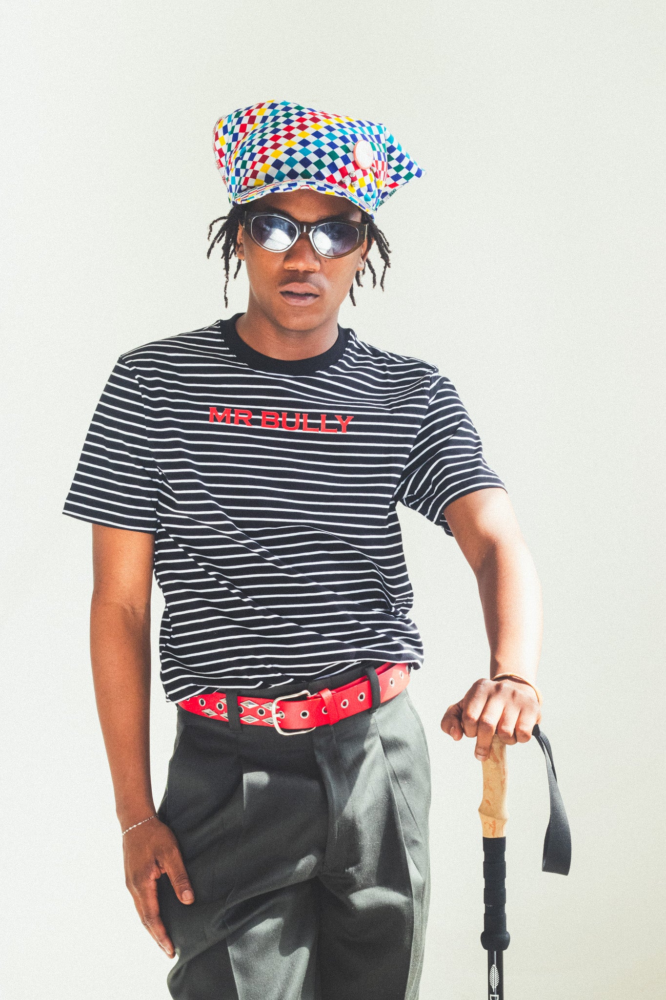 STRIPPED MR BULLY T-SHIRT