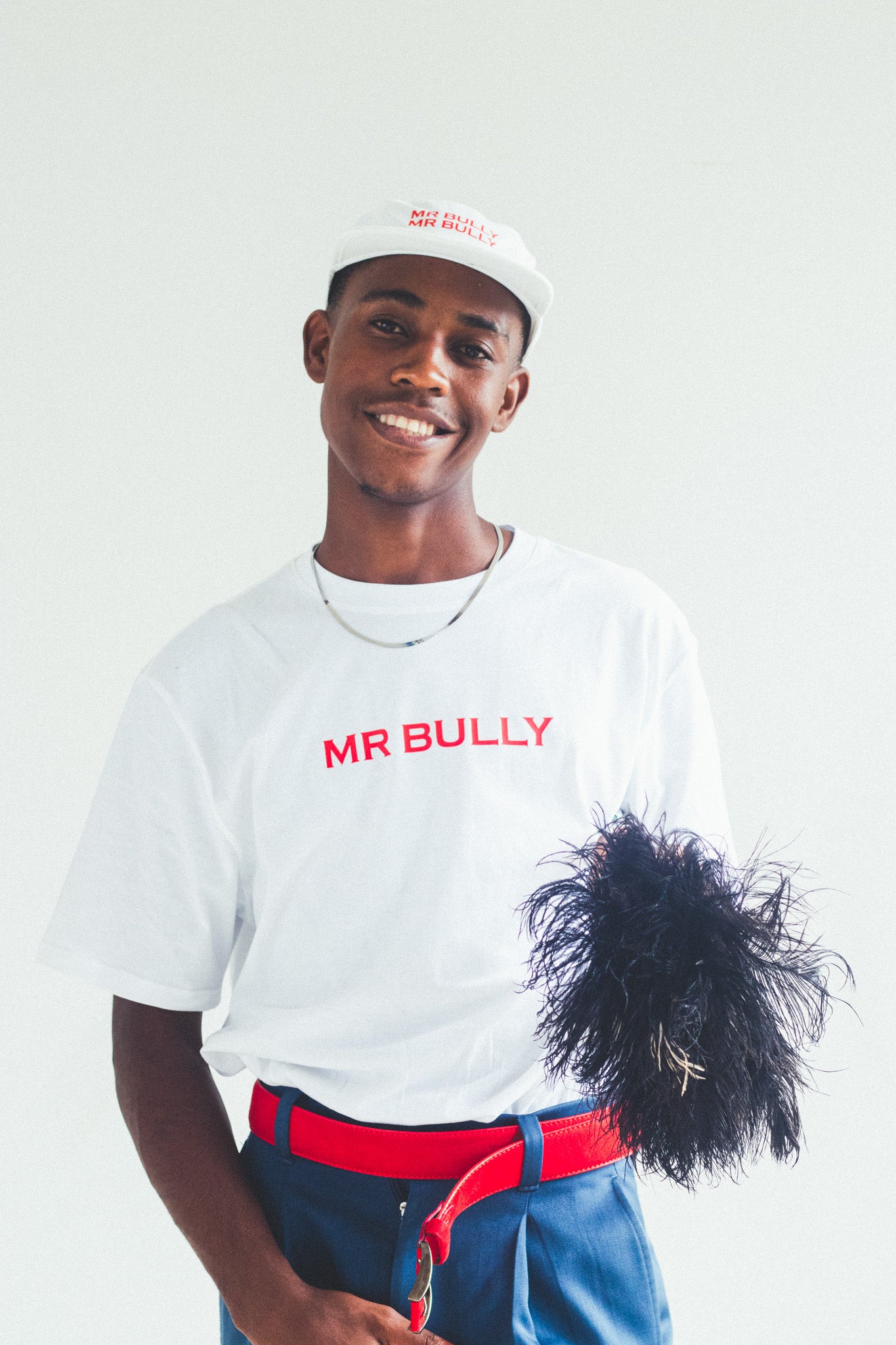 WHITE MR BULLY T-SHIRT